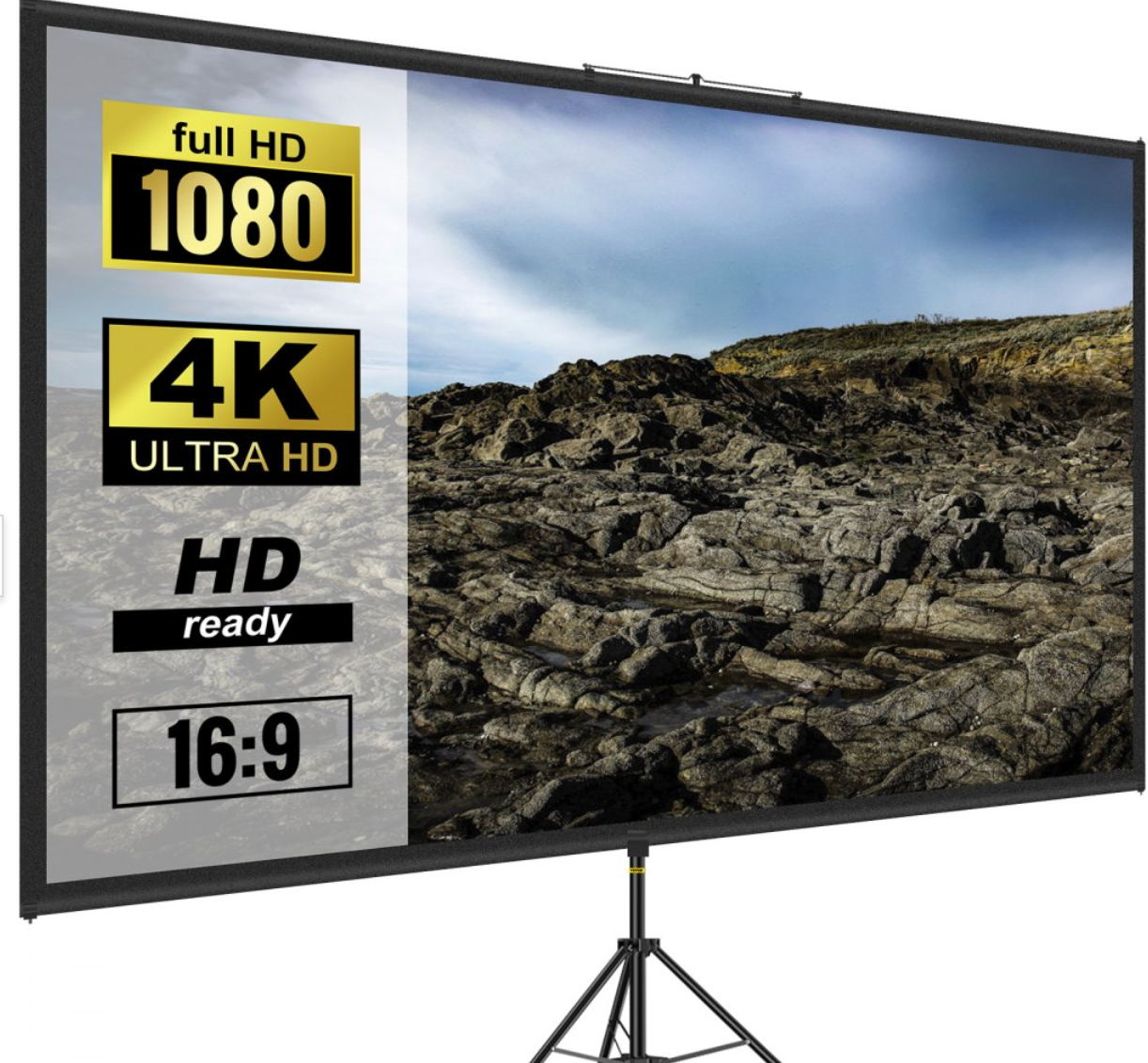 Mini projector+(100) projector screen
